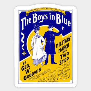 1901 The Boys in Blue Sticker